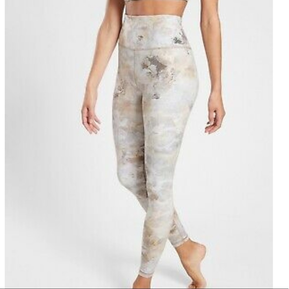Athleta gilded gold leggings
